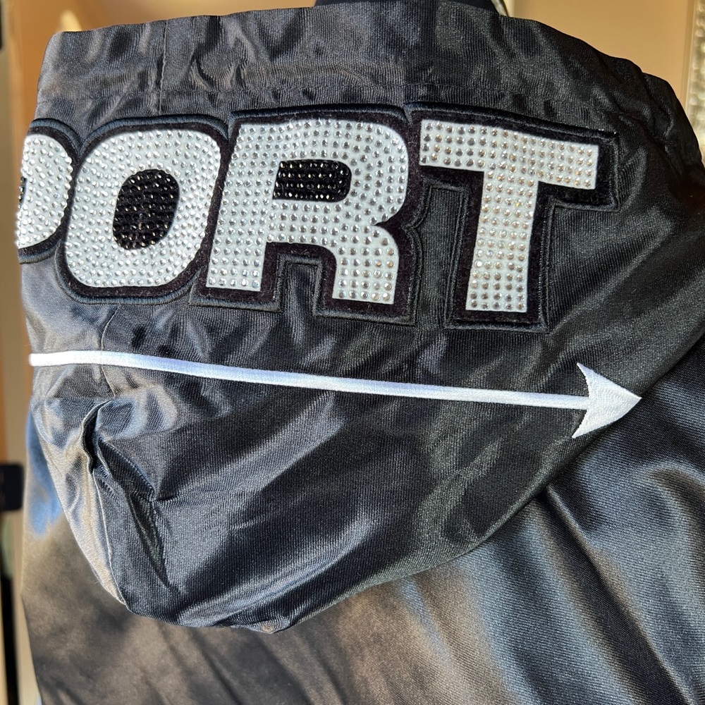 Stall and Dean (SD Sports) Vintage Coaches Yankees Black Spellout Coach Jacket - Picture 4 of 7